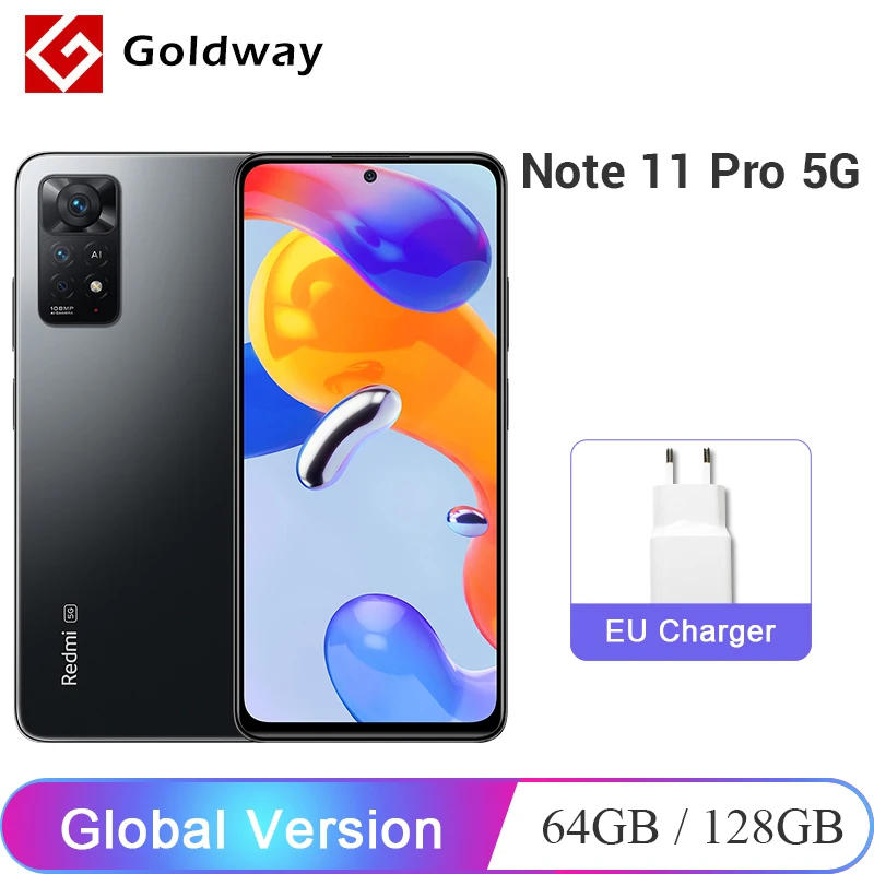 Xiaomi Redmi Note 11 Pro 5G Глобальная версия 6 Гб 64 / 8 128 108Мп Камера Snapdragon 695 120Гц 67Вт