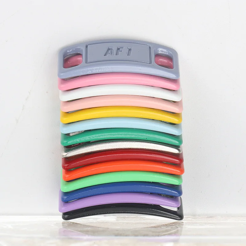 2PCS AF1 metal shoelace buckle is suitable for Air Force No.1 cricket shoes laces decoration sports shoes iron brand accessories