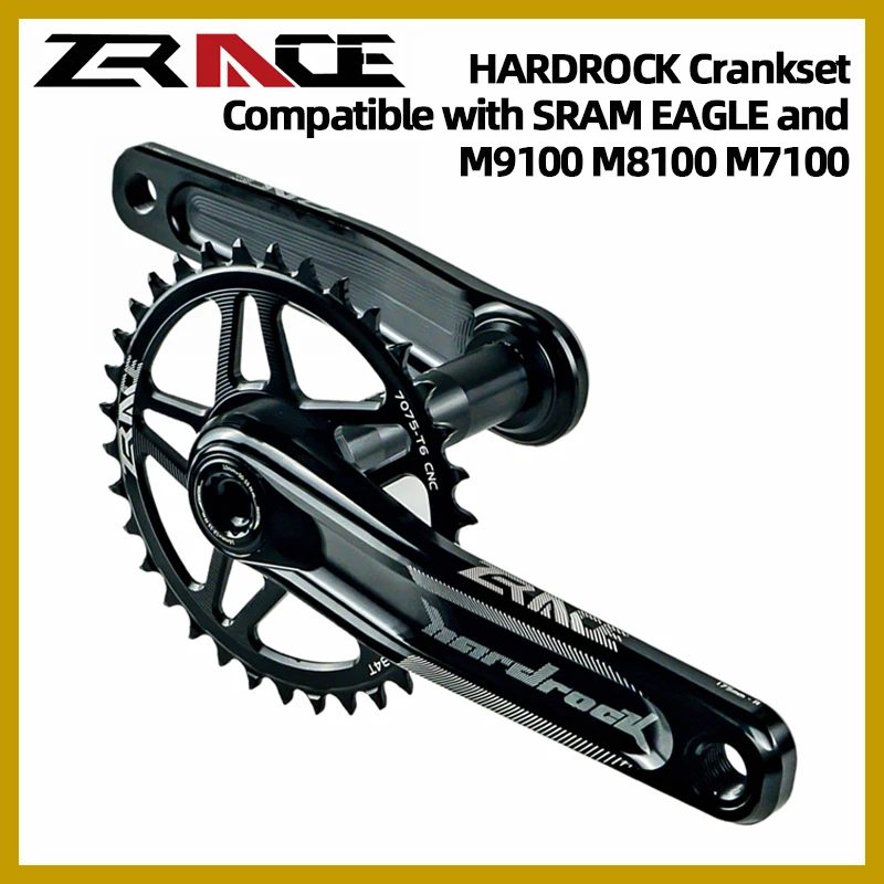 

ZRACE 170mm / 175mm Bike Crank 10 11 12 Speed 32T/34T/36T Tooth Crankset Chainring MTB Bicycle For SRAM GXP Cranks Bike Parts