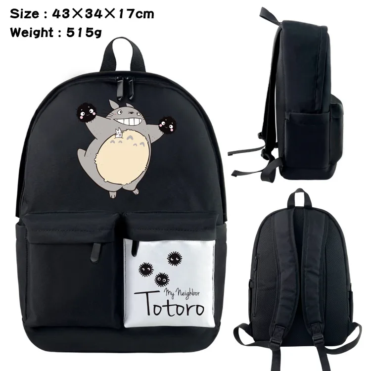 Totoro Lovely Children Anime Backpacks Girl Boy Student Nylon School Bags Fashion Large Backpack for Travel Computer Bag Mochila
