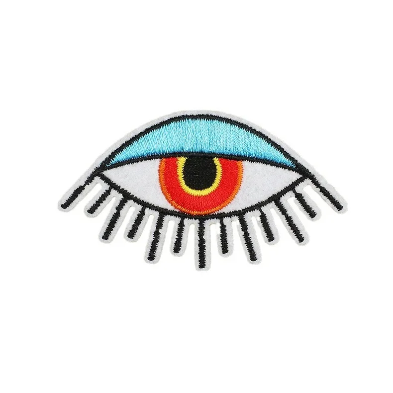 Утюг С Вышивкой Радужной Нитью Модная Нашивка Из Полиэфирной Ткани Для Одежды