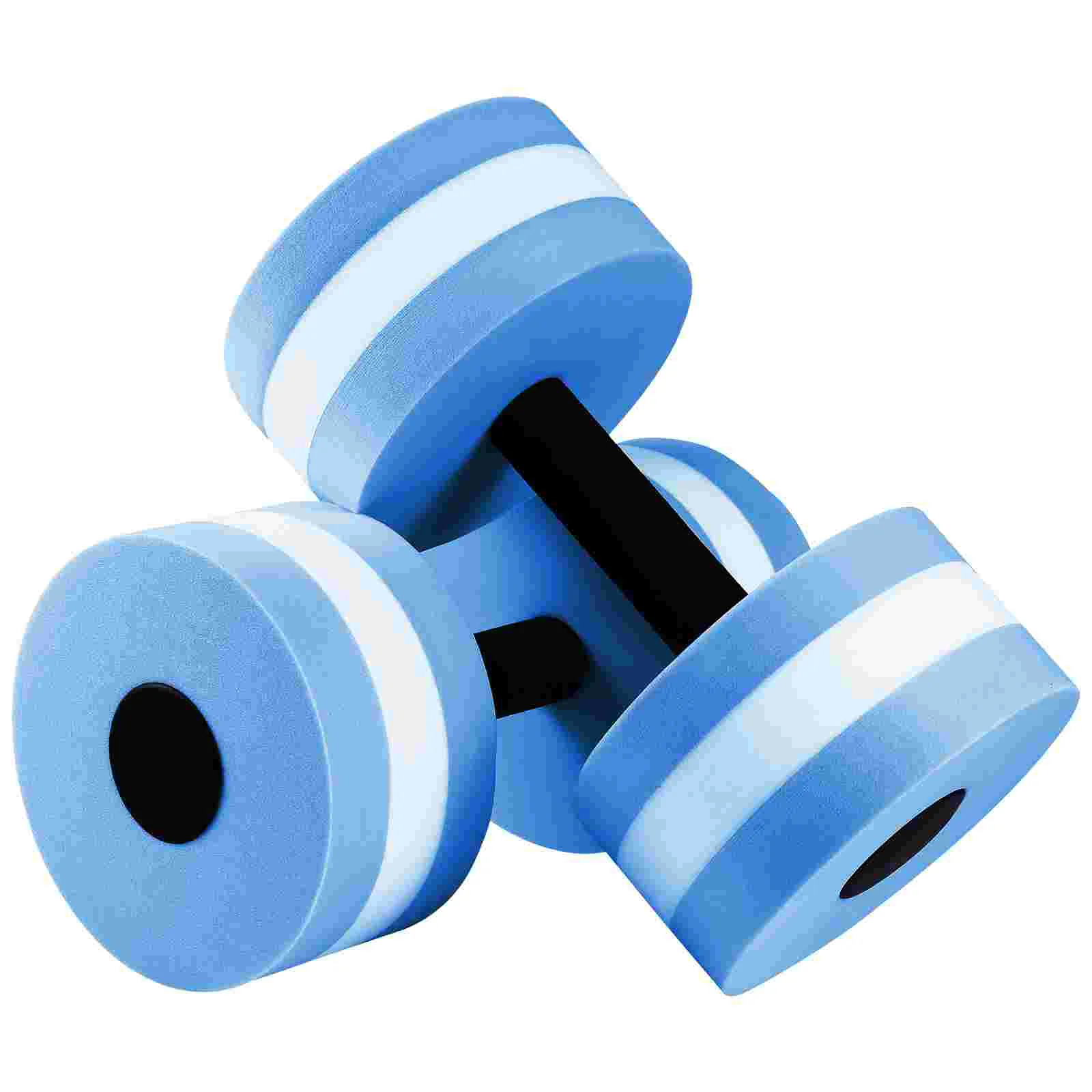 

2 шт. водные тренировочные гантели EVA водяные штанги ручная штанга для водостойкой аэробики (синий)