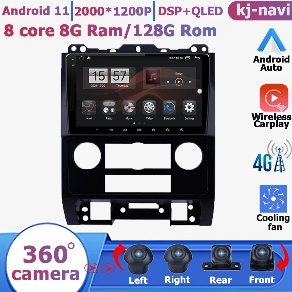 

Stereo Android 11 BT For Ford North America Escape Kuga 2007 - 2012 Mazda Tribute BT Car Player Radio Multimedia GPS Navigation