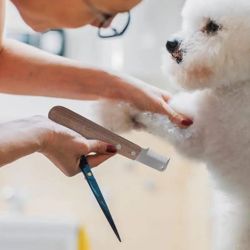 Профессиональные ножи для зачистки собак расческа ухода за домашними животными