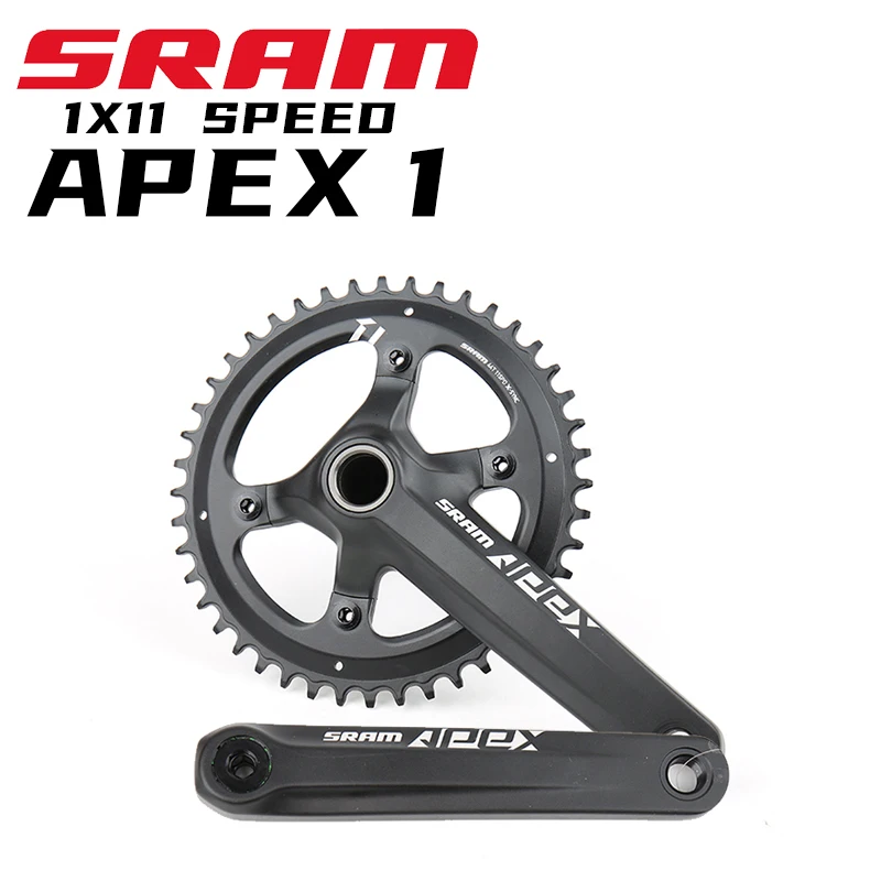 

SRAM APEX 1 1x11 Speed Road Bike Bicycle Part 40 44T 170 172.5mm XSYNC Crankset GXP Chain Wheel 24mm