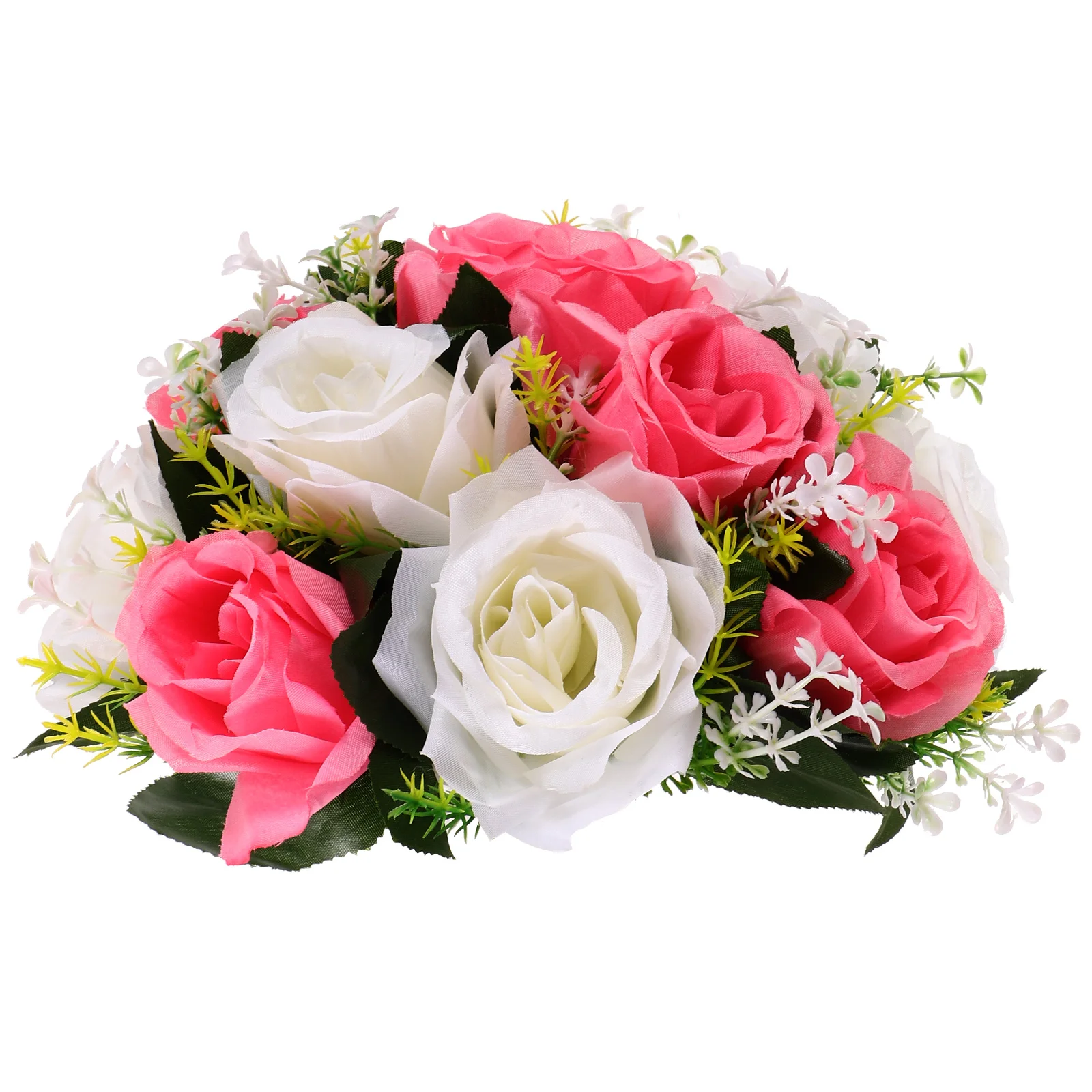 

Faux Flowers Simulated Bouquets Home Decor Decorate Indoor Scene Ball Fake Rose Artificial