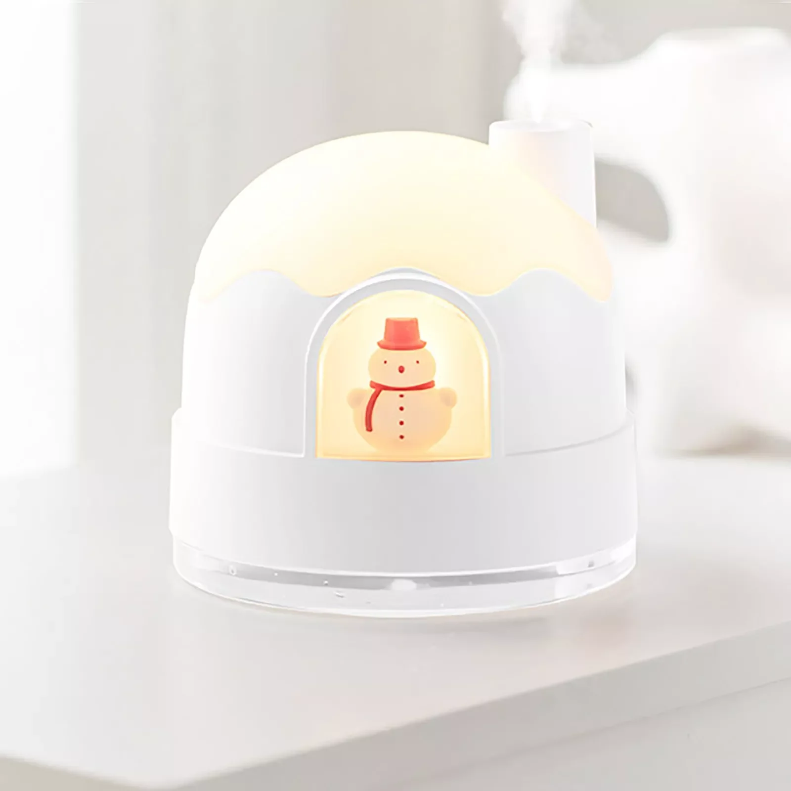 

Умный домашний концентратор V4, ночной мини-увлажнитель, тихий тип, для дома, со снежной подсветкой, настольный аккумулятор, умный дом