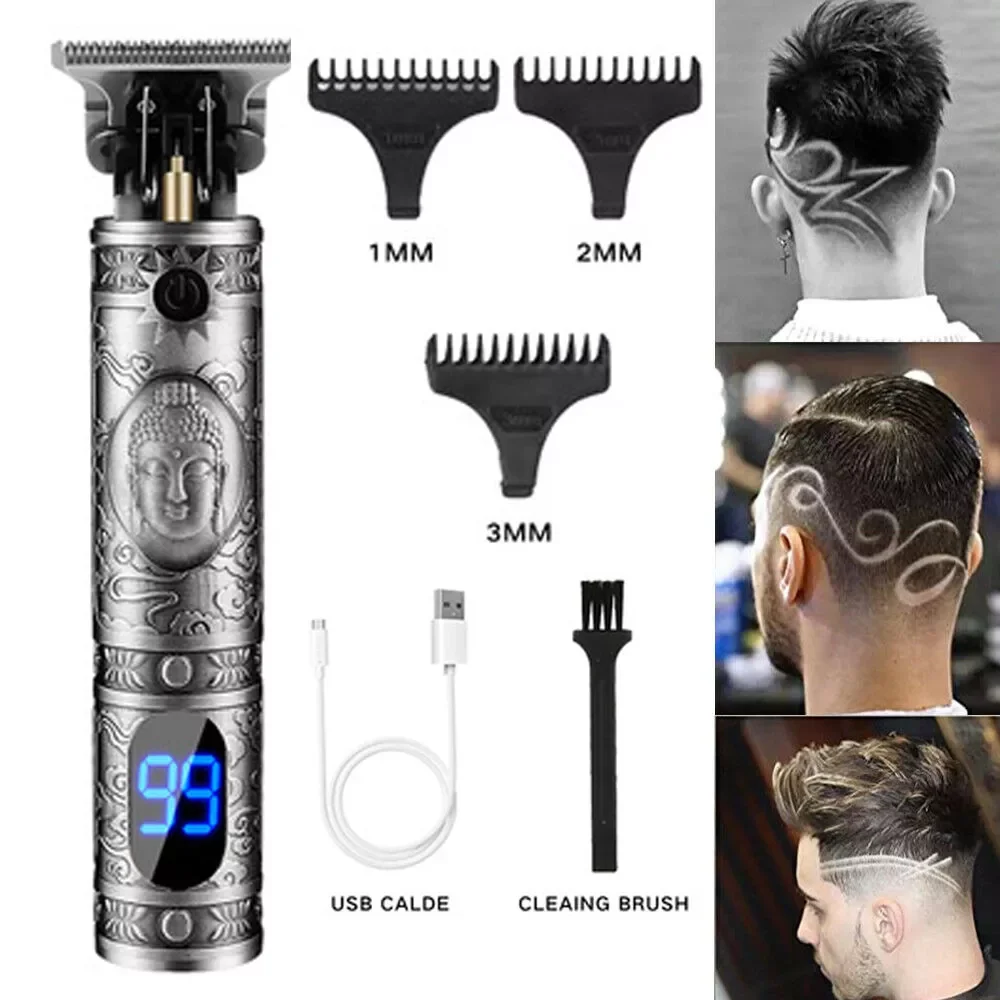 

2021 Electric Shaver For Men Hair Clippers Rechargeable Professional Men Hair Cutting Machine Beard Barber Trimmer For Men