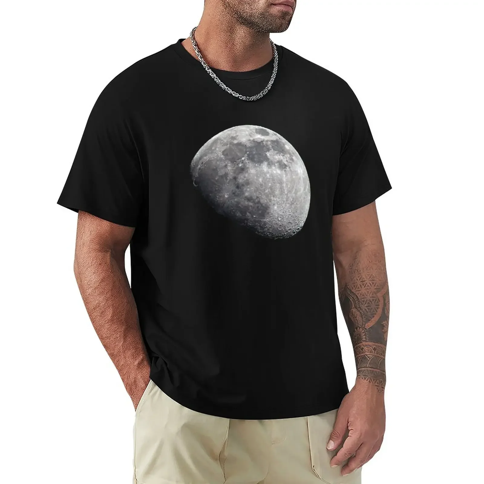 

Забавная Мужская футболка с надписью Over the moon