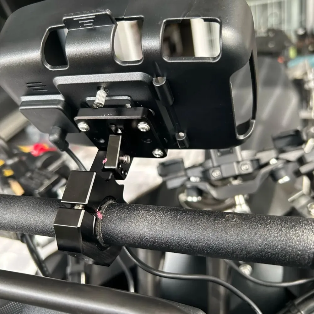 Для YAMAHA FZ1 XJR1300 tenere 700 MT 01 03 MT25 MT09 FZ-09 MT-10 XSR900 XT 250 XT225 Крепление на руль мотоцикла с GPS 22