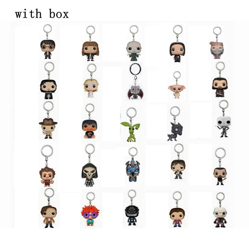 FUNKO с коробкой игра карманного Дина стена-е трон Гермиона брелоки Модель Куклы
