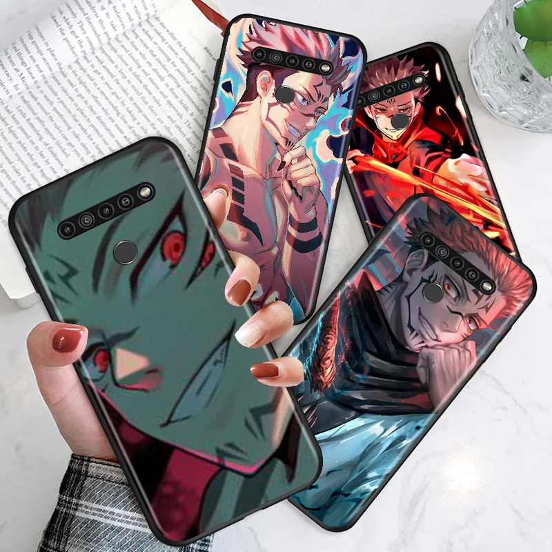 

Sukuna Jujutsu Kaisen Anime For LG K92 V60 V50S V40 V35 V30S G8X ThinQ K50S K40S K71 K22 K61 Q60 Soft Black Phone Case