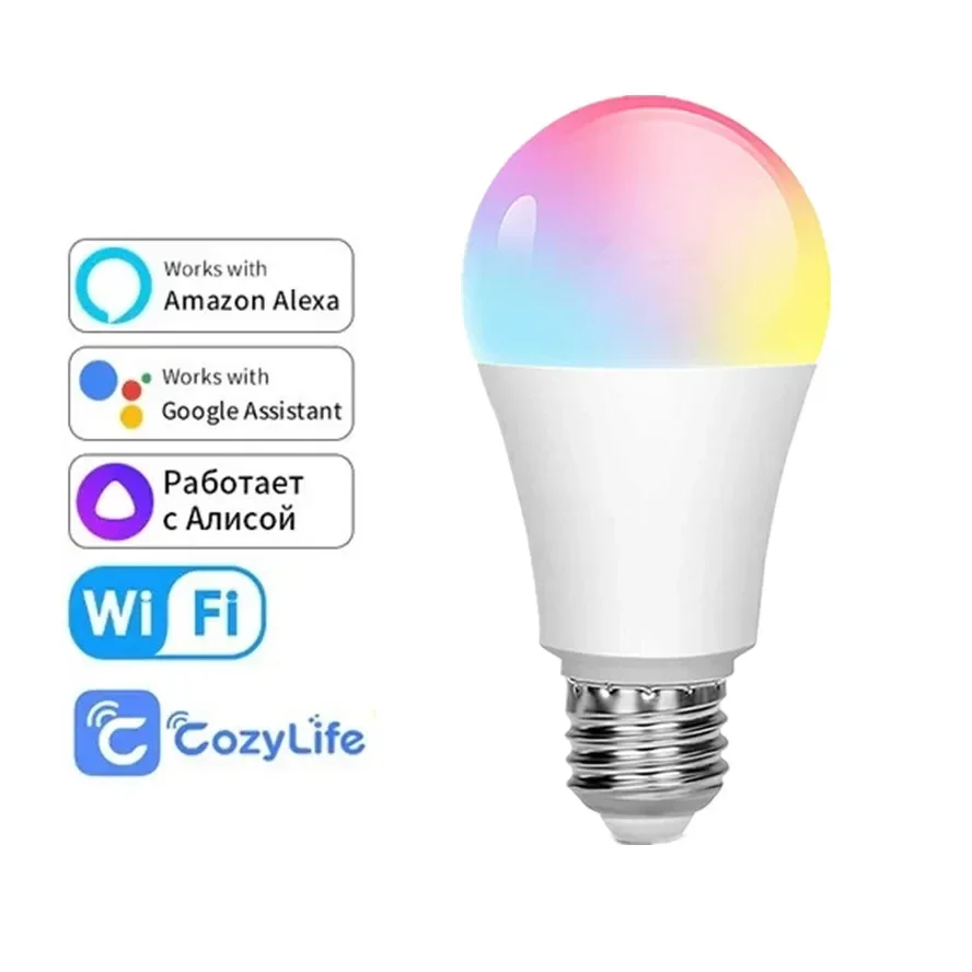 

Умная RGB LED лампа ZQQBYY E27
