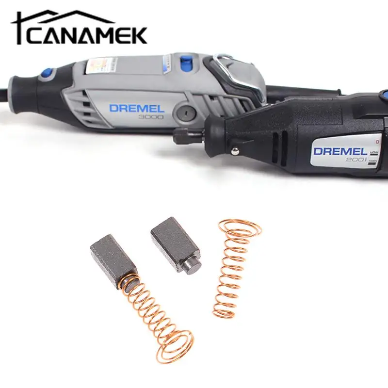 

2Pcs Carbon Brush Motor For Dremel 3000 200 For Electric Rotary Motor Tools Brush Repairing Part
