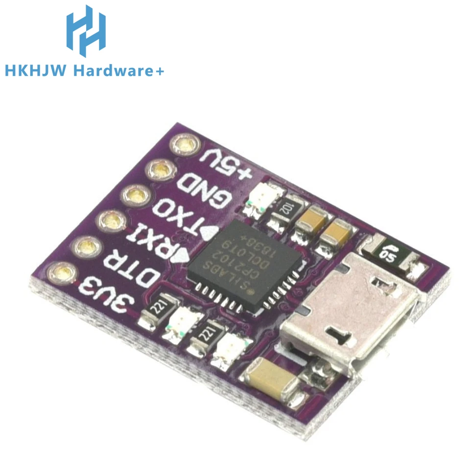 Преобразователь CJMCU CP2102 с разъемом Type-C MICRO USB на Модуль UART TTL 6-контактный