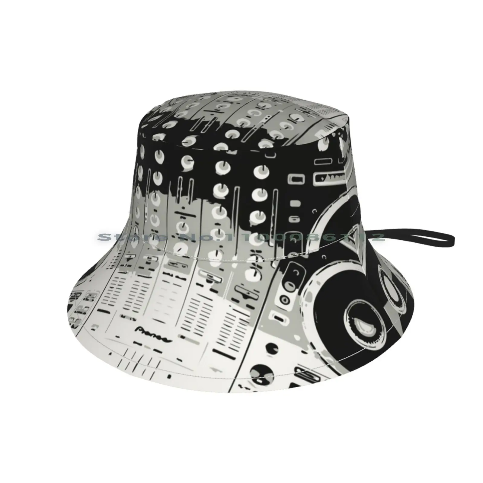 Панама для диджея крутая виниловая шляпа от солнца музыки в стиле хип-хоп - купить