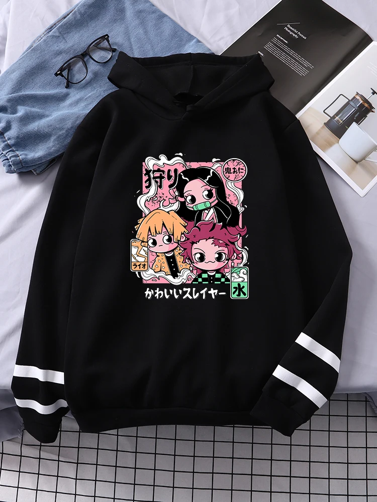 

Женский флисовый свитшот с мультяшным принтом, свободного покроя