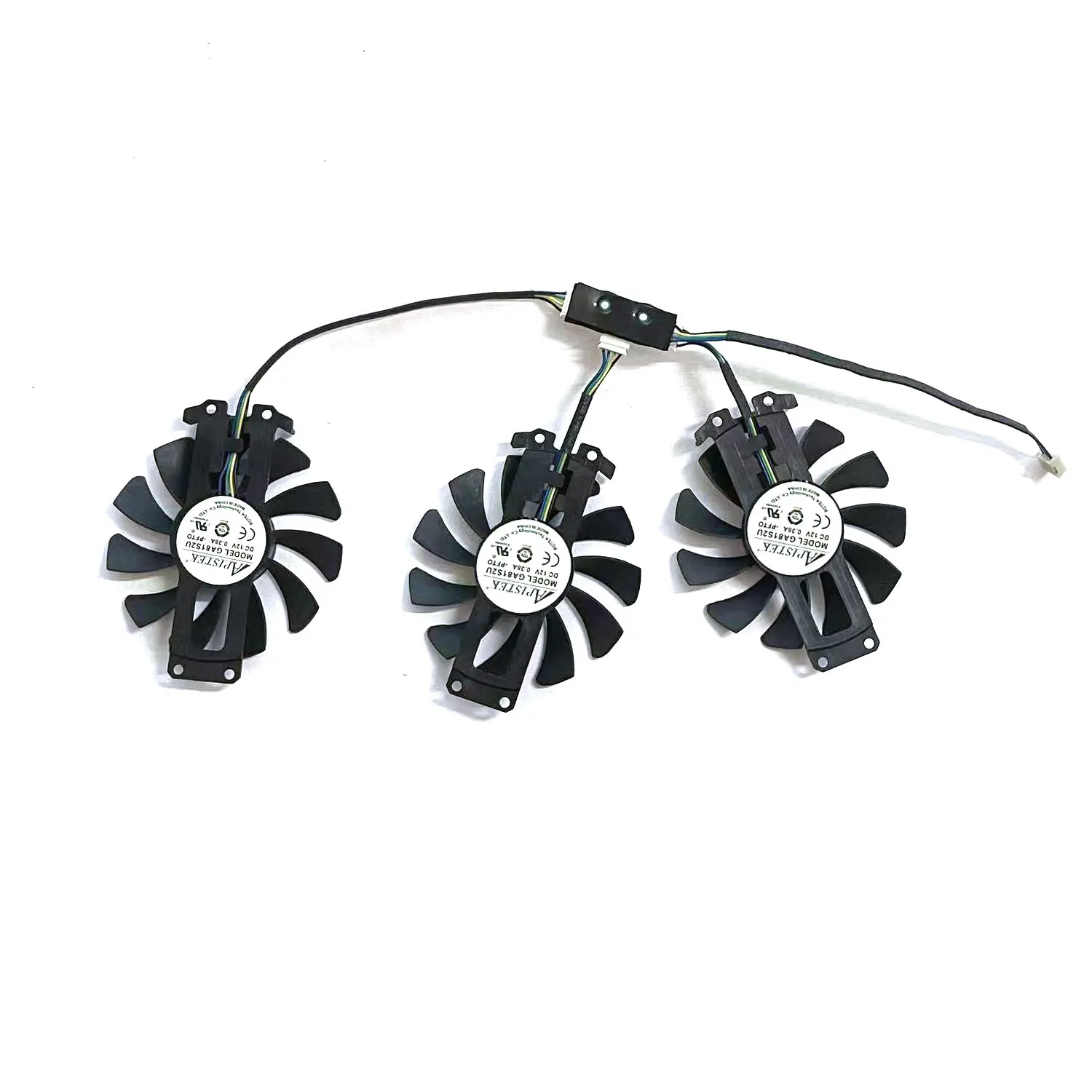 Фото Новый вентилятор для графической карты 75 мм 4PIN GA81S2U GTX 980 970 GPU для Zotac Geforce GTX 980-4gd5 GTX 970 Amp 4G №3