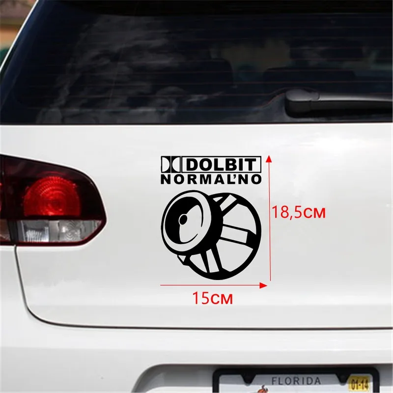 

Tri Mishki HZX187 18.5*15см наклейки на авто dolbit normal'no долбит нормально прикольные наклейки на машину наклейка на авто виниловые наклейки на мотоцикл акссесуары свет