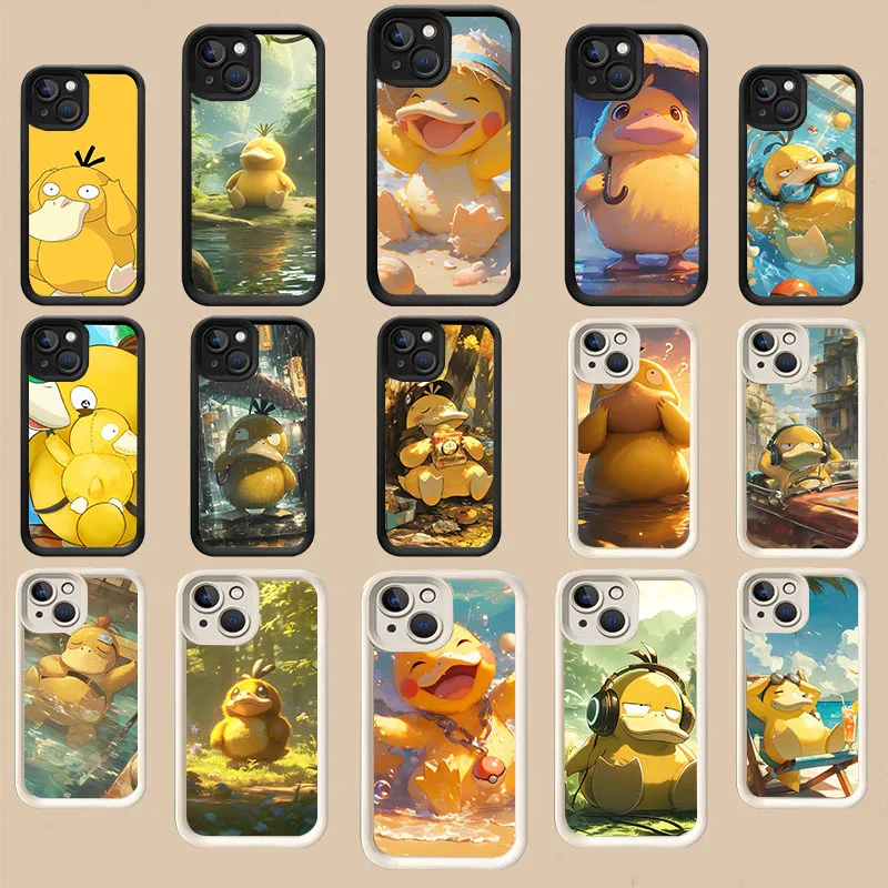 Черный ступенчатый чехол из ТПУ WD-4 Drowzee для iPhone X XS XR 8 11 12 13 Mini Plus Pro Max