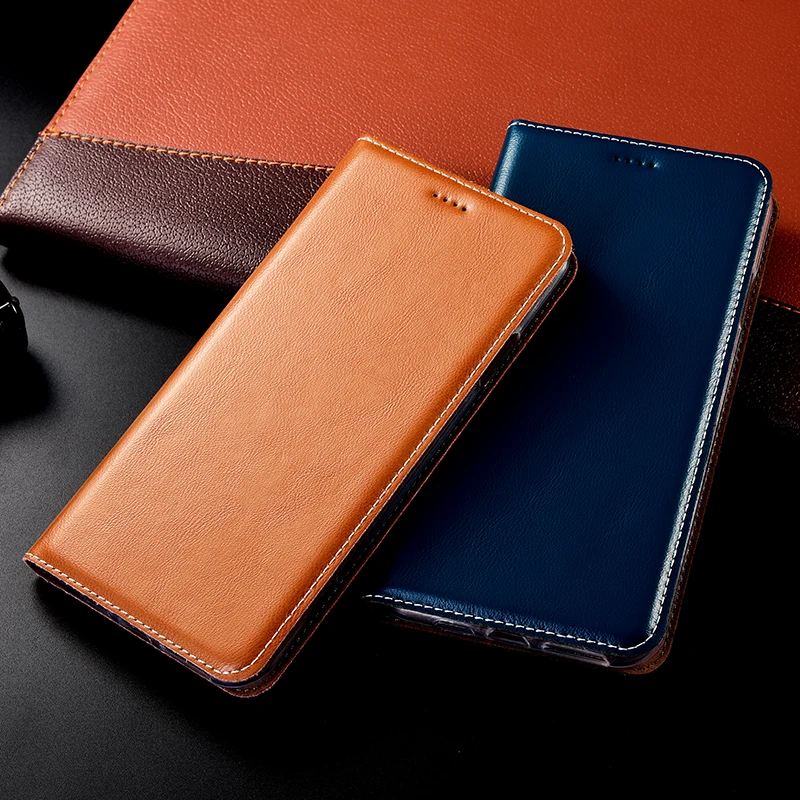 

Cowhide Magnetic Flip Cases Wallet For Samsung Galaxy S6 S7 edge S8 S9 S10 Plus S10E Luxury Genuine Leather Cover with Kickstand