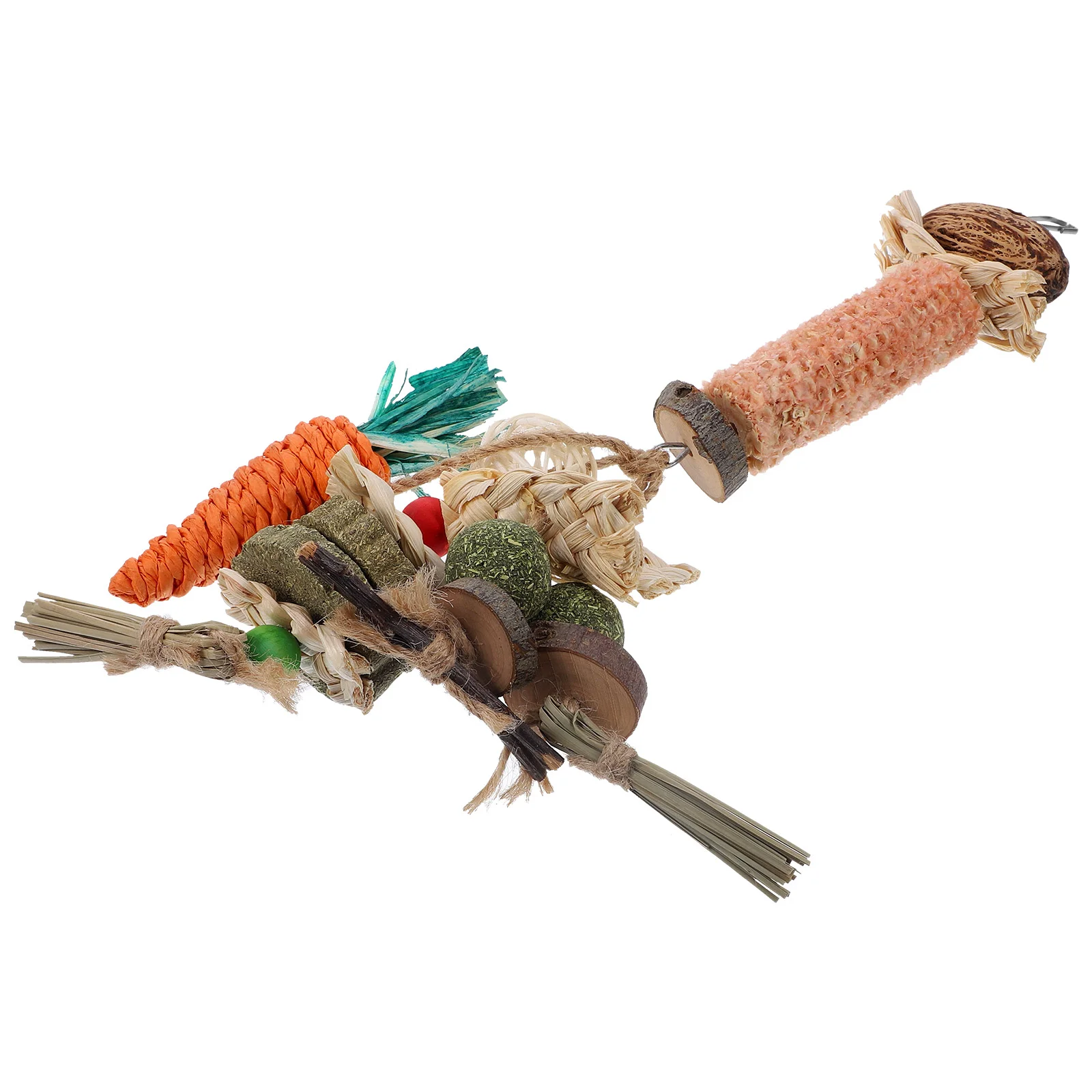 

Guinea Cage Pendant Rabbit Biting Snack Pet Cage Hanging Snack Hamster Chew Toy
