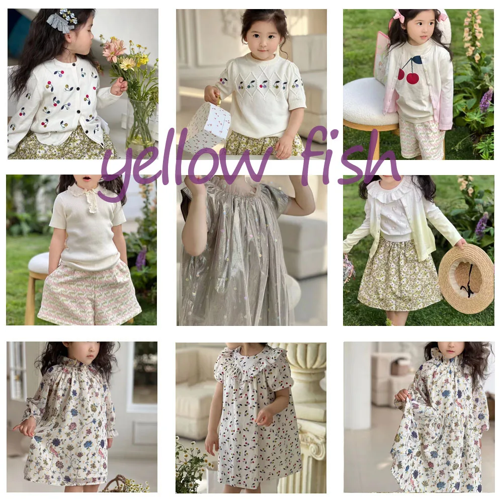 

PER-SALE (Ship April) original tag 2023 BP Summer Floral Dress for Girls Print Boys Hoodies Kids Set Cardigan & Dress & Hoodies