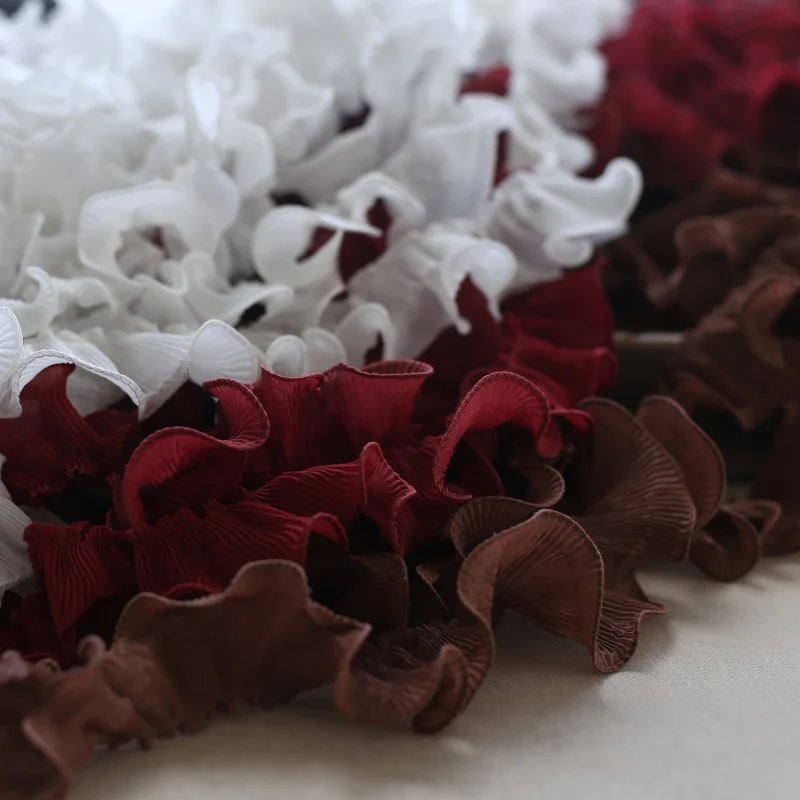 

10Meters Pleated Lace Underwear Mesh Fabric Garment Dress Women Elegant Luxury Ribbon 5cm Dot Sewing Supplies Doll Accessories