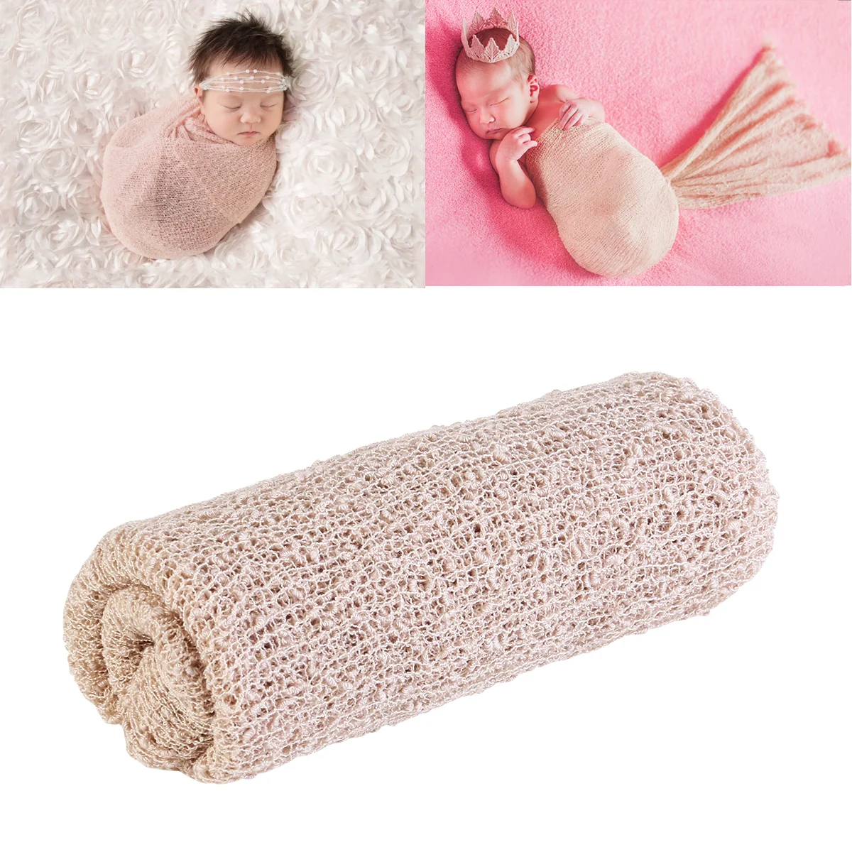 

Newborn Props Wraps DIY Maternity European and American Baby Photo Long Ripple Stretch