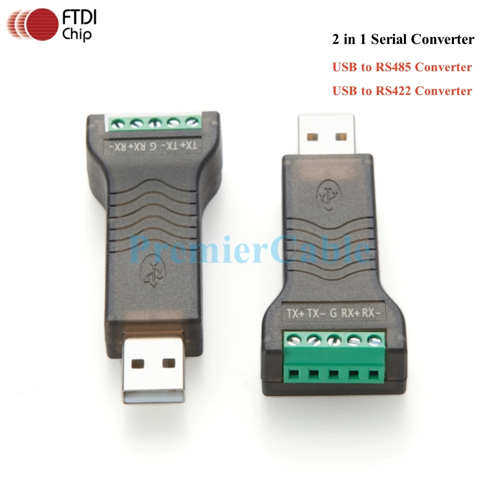 Преобразователь USB в RS485 RS422 с последовательным портом адаптер чипсетом FTDI