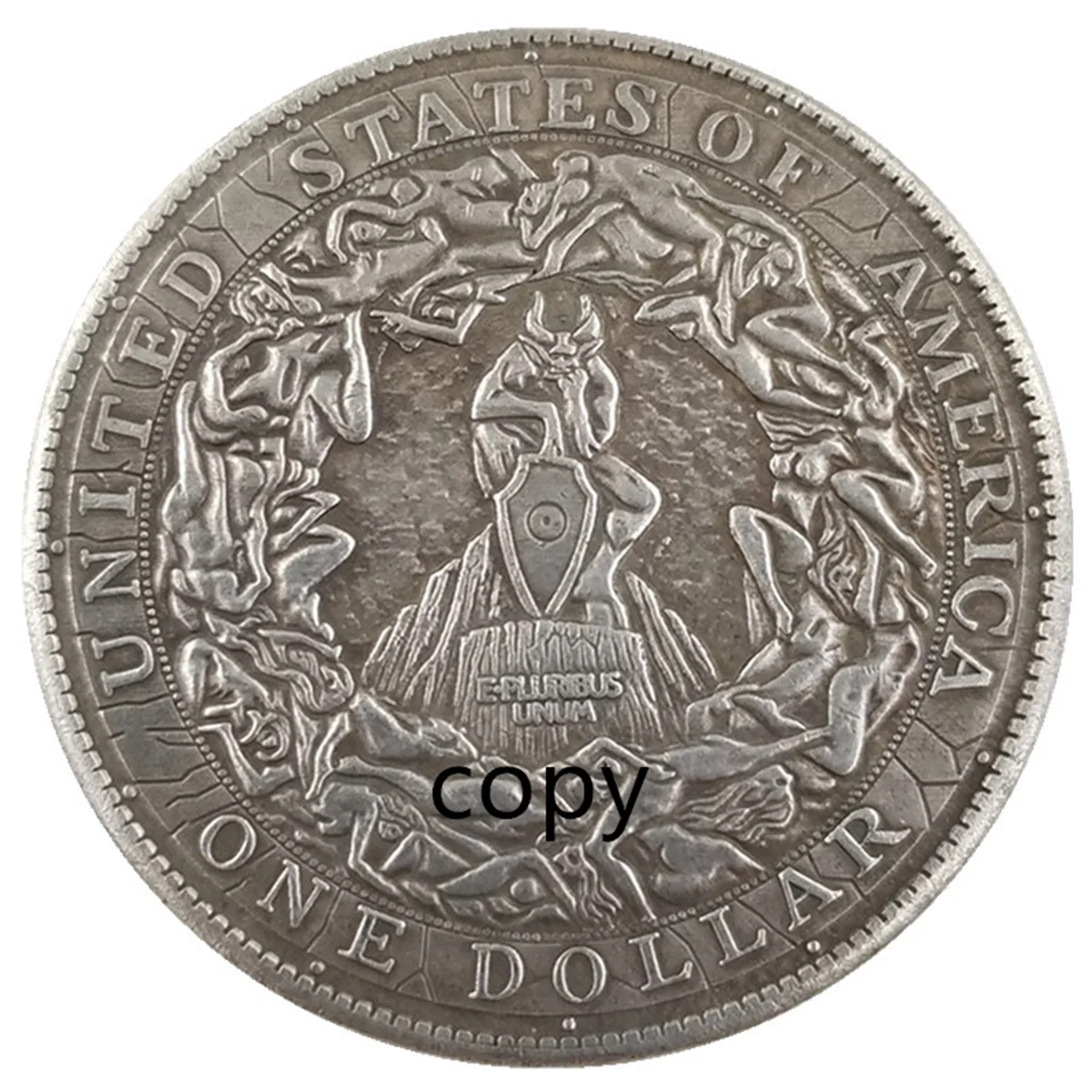 

Devil Skeleton HOBO COIN Rangers COIN US Coin Gift Challenge REPLICA Commemorative Coin - REPLICA Coin Medal Coins Collection