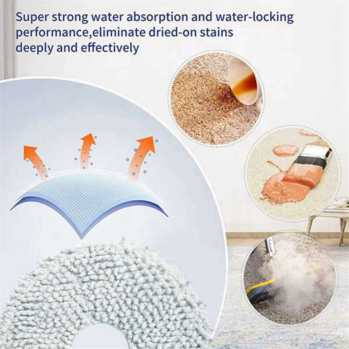 

12ШТ Швабра-тряпка для робота-пылесоса Dream Bot L10S Pro L10S Ultra L20 Ultra X20 Pro X30 X30 Pro L30 Ultra S10/S10 Pro Запчасти для робота-пылесоса