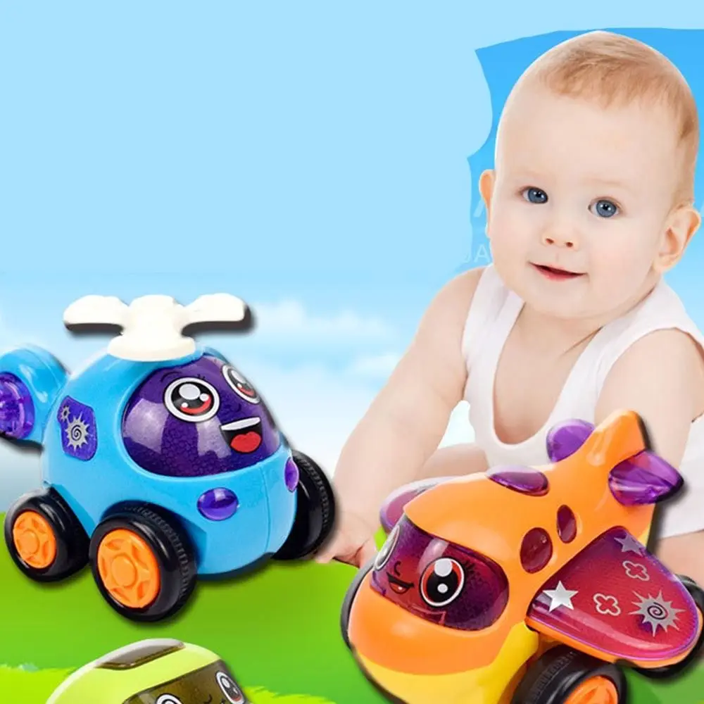 

Baby Car Toys Cars Soft Sturdy Pull Back Car Toys Mini Racing Car Kids Educational Toy for Children Boys Girl Colour Random