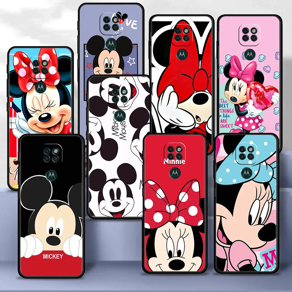 

Case Cover for Motorola Moto G30 G9 One Fusion G Stylus Edge 20 Plus G50 G60 G60s G8 E6s Hyper Disney Mickey Mouse Minnie Kid