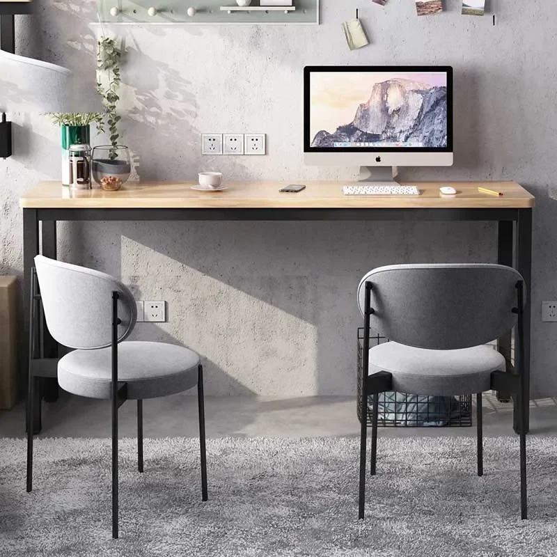 Учебный стоячий стол угловой компьютерный рисунок длинный для спальни