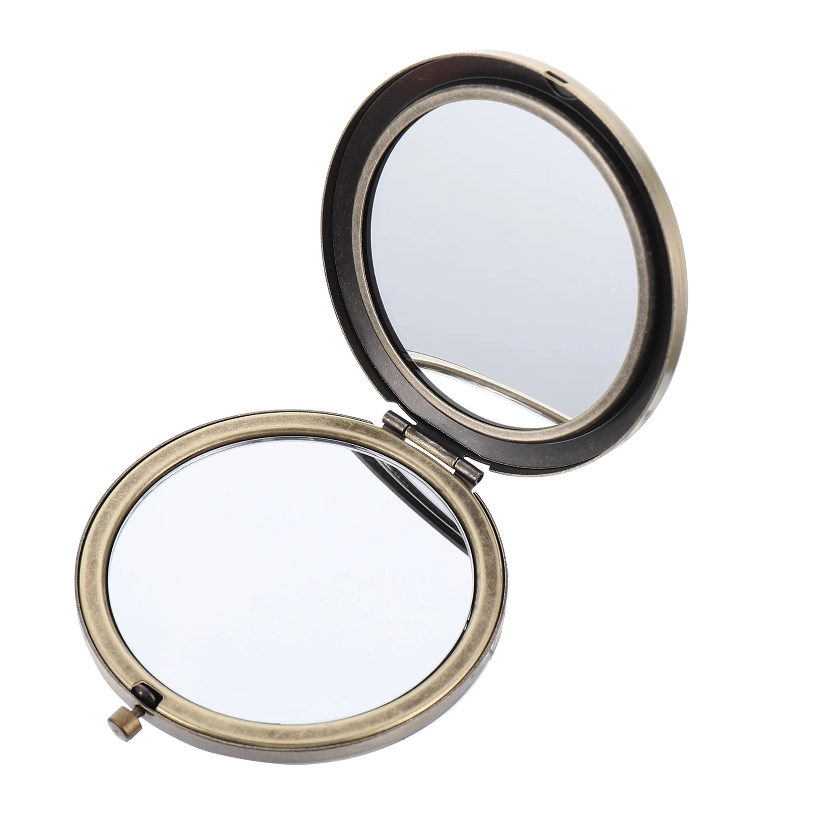 

Mirror Makeup Compact Travel Pocket Mini Mirrors Vintage Make Purse Up Gifts Hand Folding Daughter Handheld Round Bulk Women
