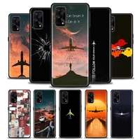 phone case for realme 5 6 7 7i 8 8i 9i 9 xt gt gt2 c17 pro 5g se master neo2 soft silicone case cover air travel sharing