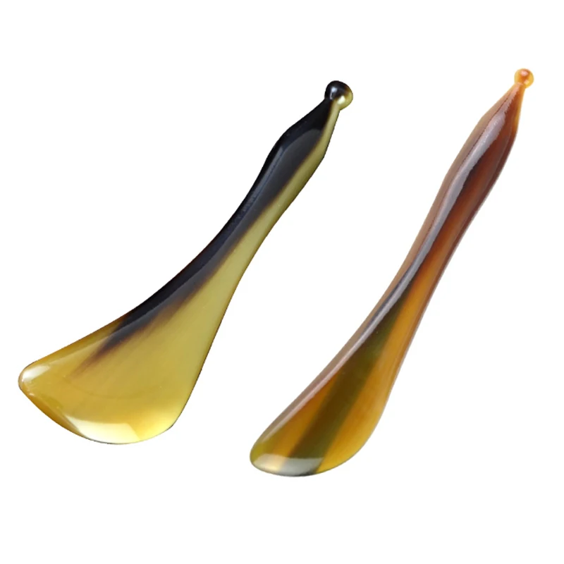 

Yak Horn Facial Eye Guasha Acupoint Stick Face Massager Scraping Massage Acupuncture Therapy Body Relaxation Gua Sha Tool