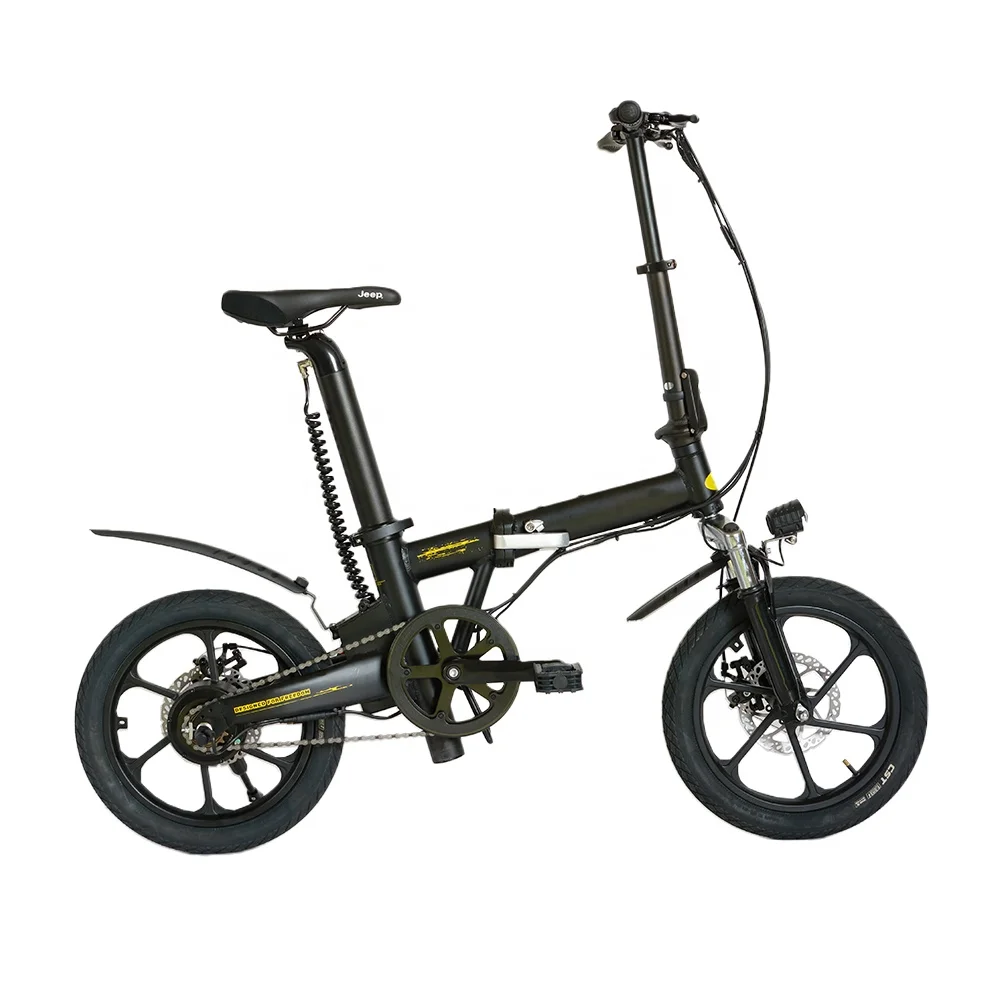 

Wholesale Aluminum 36V 6.4A 250W 16" Mid Drive Folding Ebike 2022
