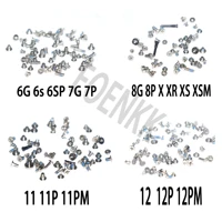 screws full screw set repair bolt complete kit repair parts for iphone 4 4s 5c 5s 5g 6g 6s 7 7plus 8 8 plus x