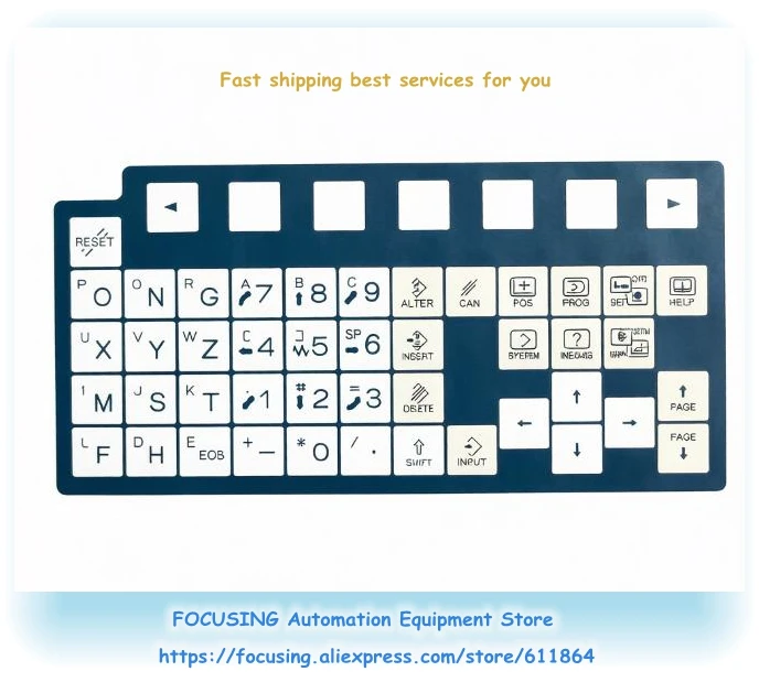 Фото A98L-0005-0588 # Клавиатура T Keypad A98L-0005-0588 # Новая панель управления M CNC System A02B-0309-K711 №1