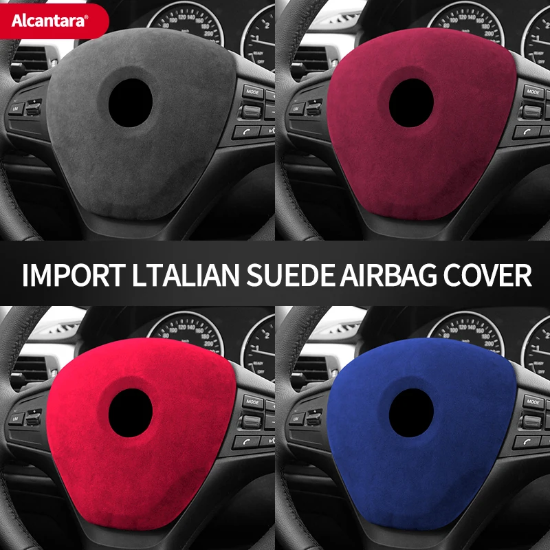 

for BMW F Chassis X4GT1 Series 3 Series Alcantara suede steering wheel horn airbag cover high-end interior modification