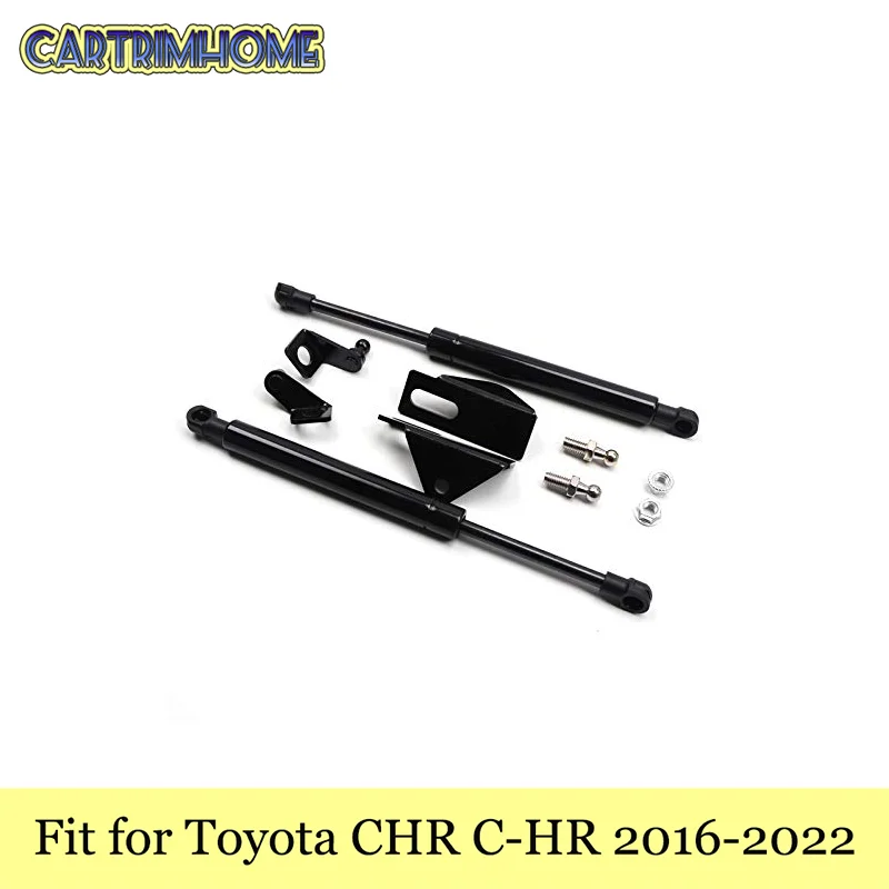 

Автомобильные товары, подходят для Toyota CHR 2016-2022, аксессуары, передняя крышка капота, подъемник, газовые амортизационные стойки, поддержка 2 ш...