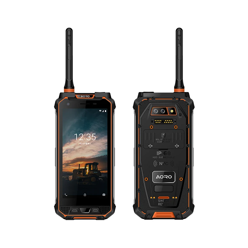 Handheld DMR Radio IP68 Waterproof Exprosion-proof Android 8.1 LTE B31 Walkie Talkie Smartphone enlarge