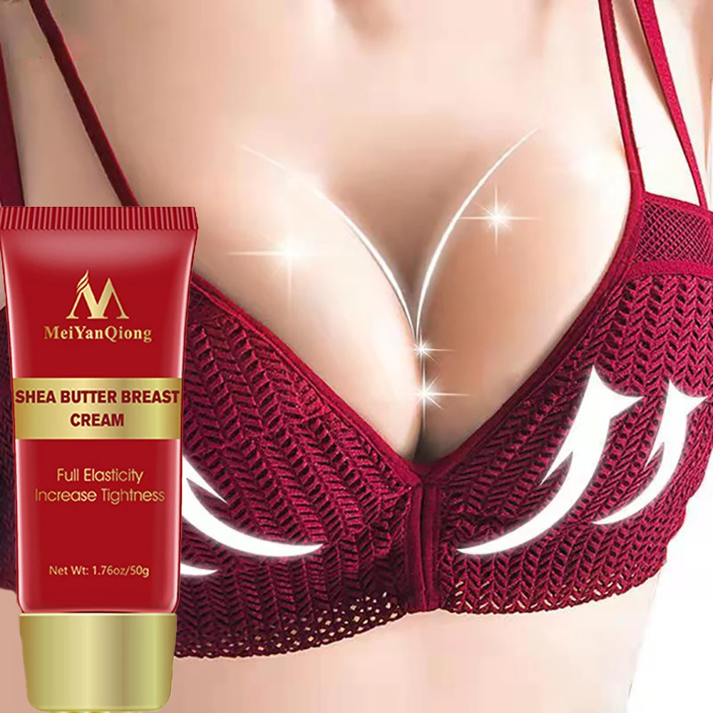 

50g Shea Butter Breast Cream Full Elasticity Increase Tightness Lift Breast Skin Prevent Sagging Improve Dry Rough Dull Nursing