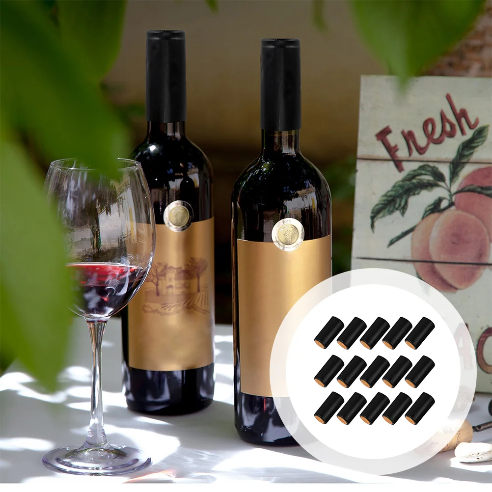 

Bottle Shrink Caps Heat Capsulesbottles Wrap Pvc Stopper Cap Sealer Seal Sealers Sealing Resealablechampagne Topper Cork Corks