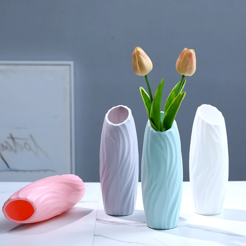 Ваза для цветов в нордическом современном стиле украшения гостиной орнамент