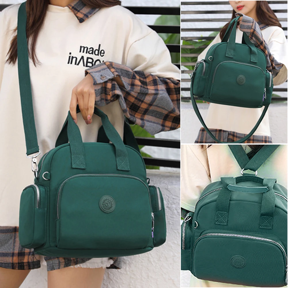 Women's Travel Back With Soft Handle Large Capacity Horizontal Bag With Usb Port Zipper Backpack Multifunctional Zipper Backpack