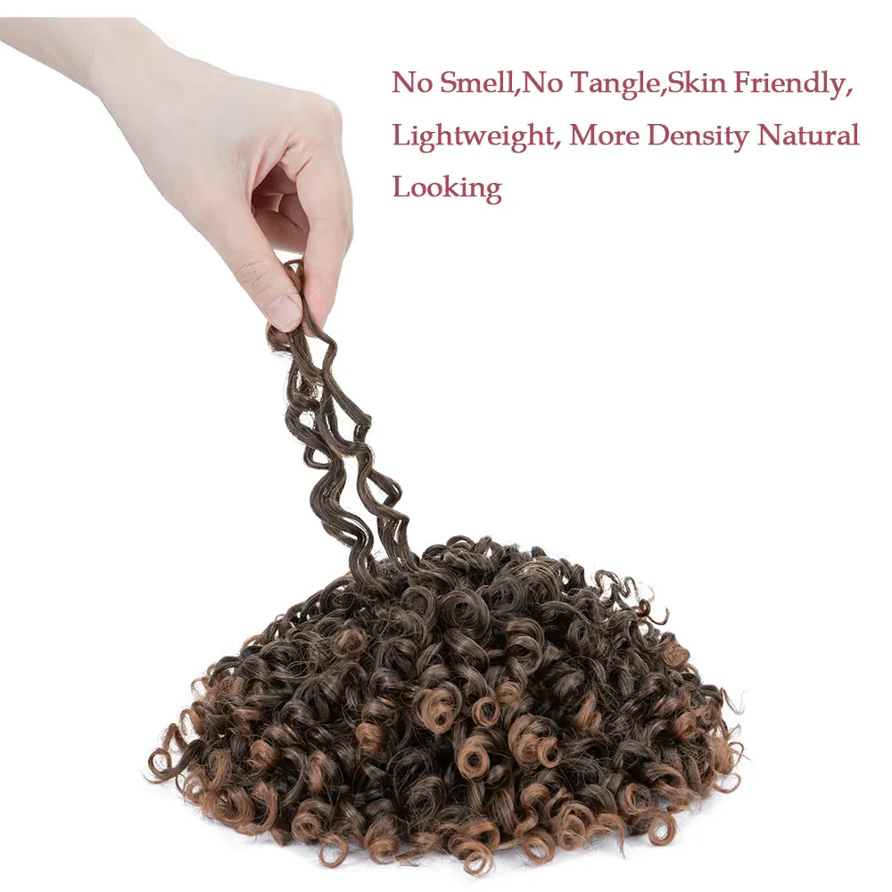 Пучки для вьющихся волос Benehair женщин синтетический вьющийся хвост на шнурке