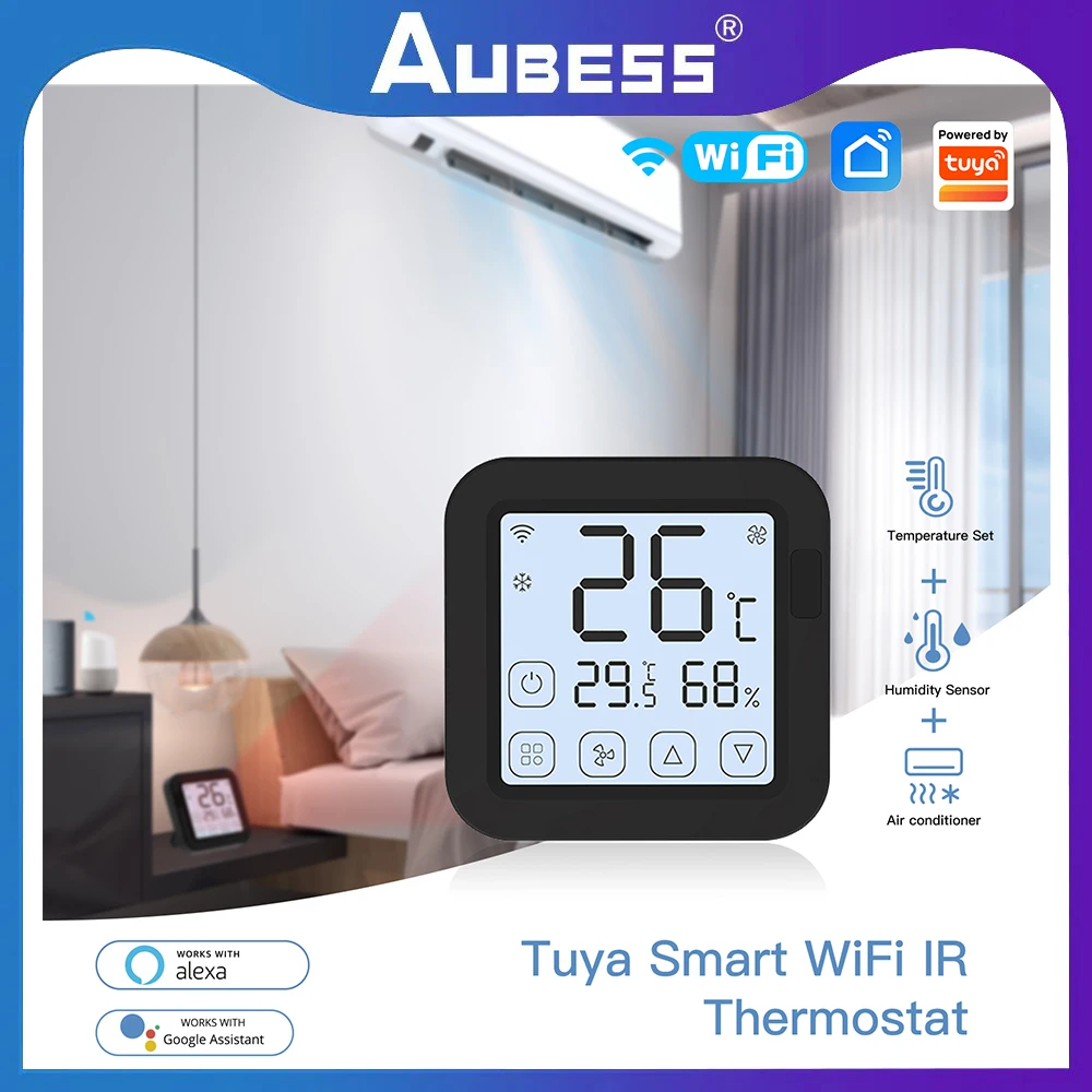

ИК-термостат Aubess Tuya с Wi-Fi и сенсорной кнопкой
